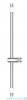 Oltens Alling drążek prysznicowy 60 cm chrom 37300100
